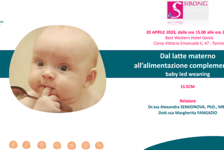 Baby Wellness Foundation in collaborazione con SIRONG